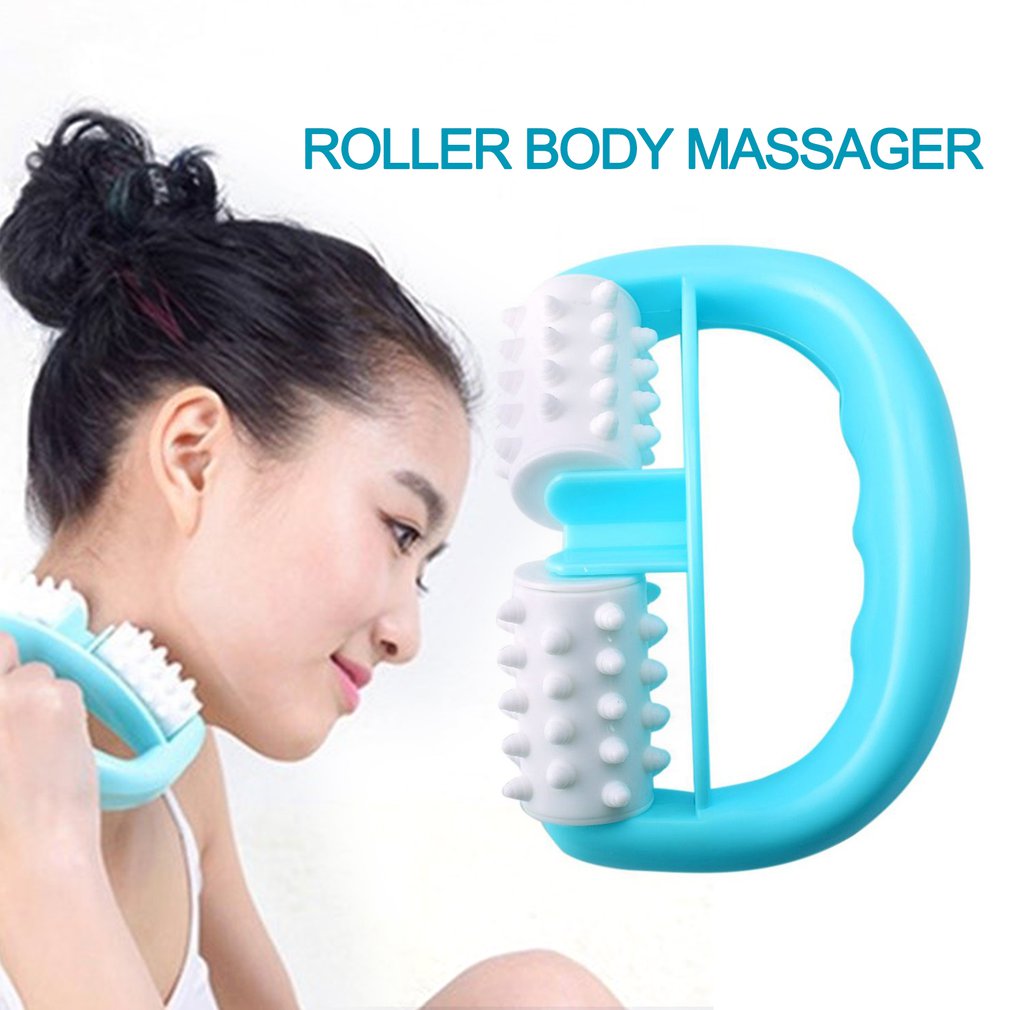 Handheld Full Body Anti Cellulite Massage Cell Roller Massager Mini Wiel Bal Voet Hand Body Hals Hoofd Been Rugpijn relief