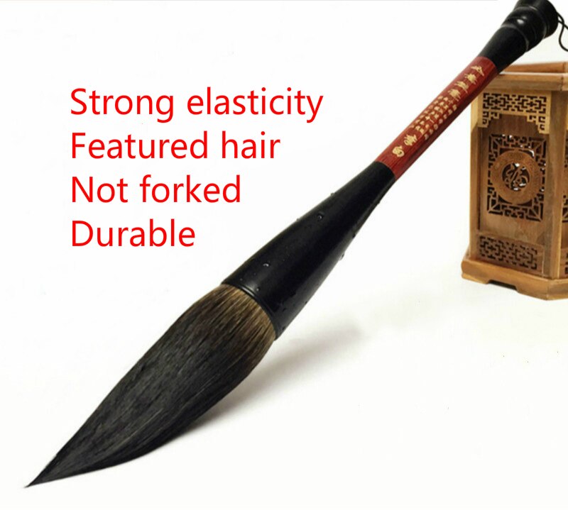Pinceau de calligraphie chinoise, grand stylo seau à Couplet en forme de trémie, brosse d&#39;écriture traditionnelle chinoise, fournitures de pinceaux de peinture