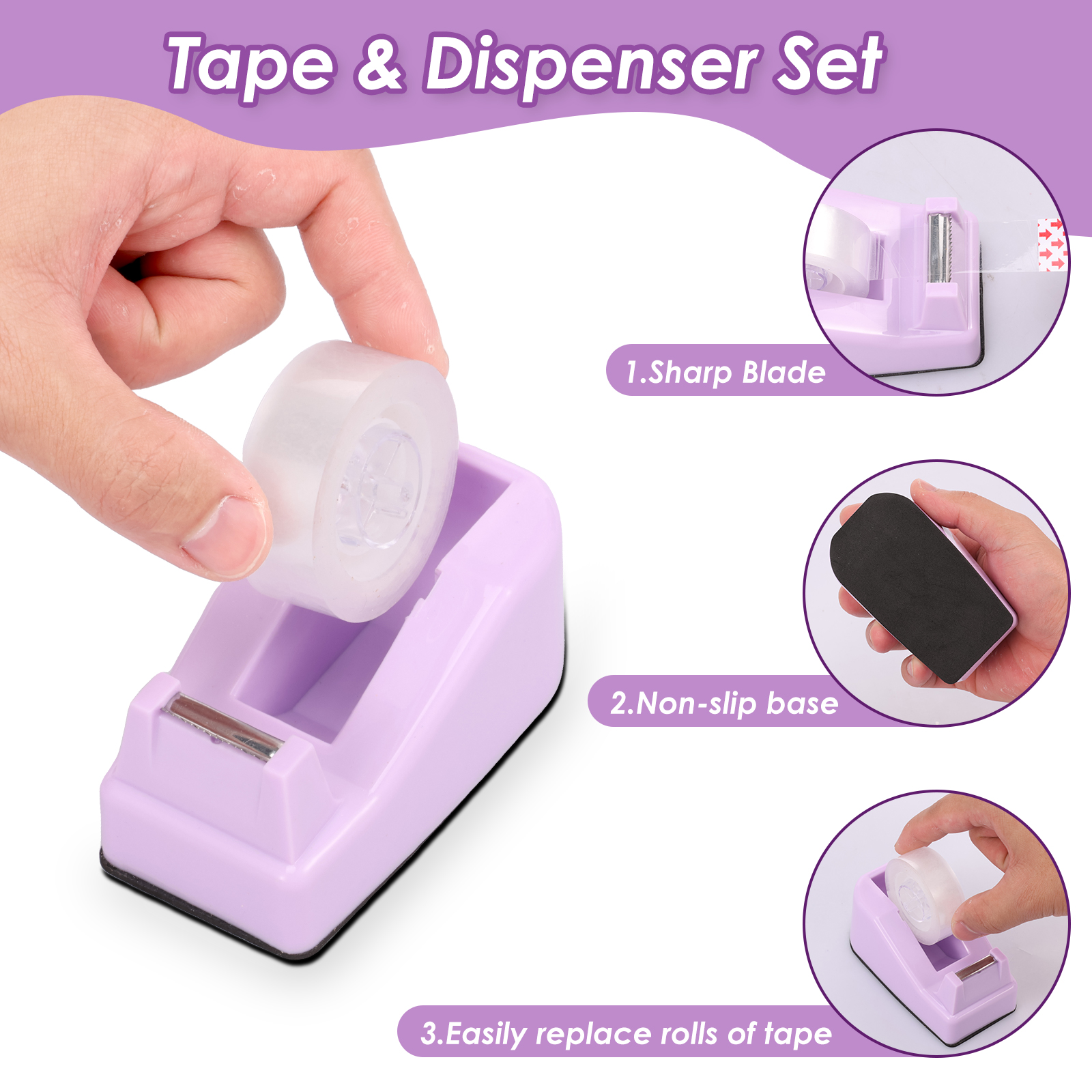 Bureau-organizers Accessoires Kantoorbenodigdheden met nietmachine, nietjesverwijderaar, clips, schaar, regel back-to-school studentenbenodigdheden