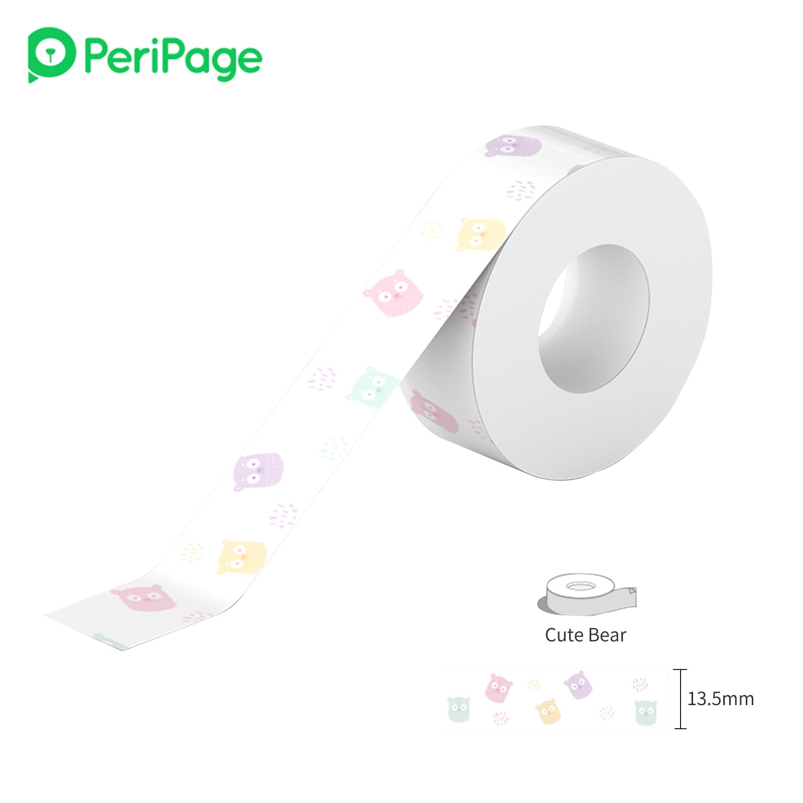 1 rolle PeriPage Etikett Papier Nette Muster Klebeband Thermische Papier Name Preis Barcode Aufkleber für PeriPage L1 Drucker