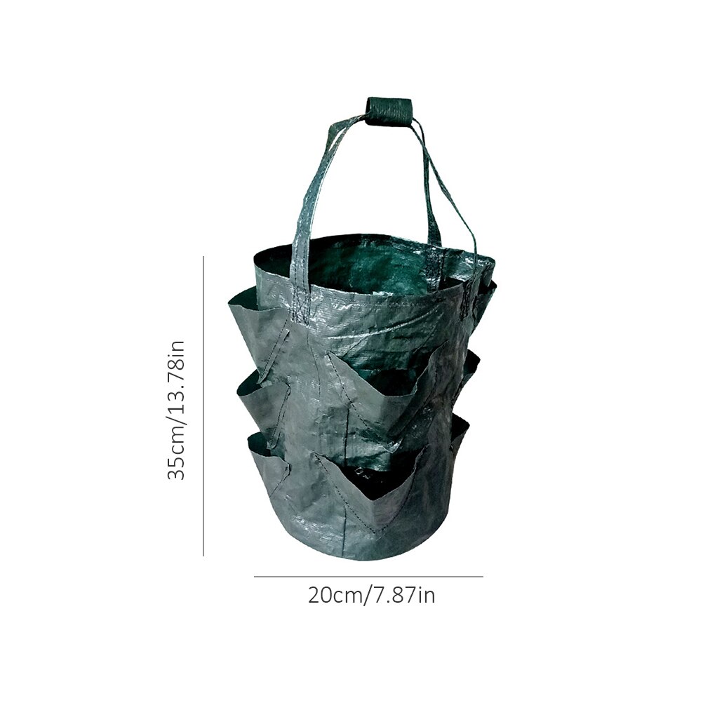 Multi-mouth Plant Growing Bag Garden Planting Pouch Bags Reusable Root Plant Bag