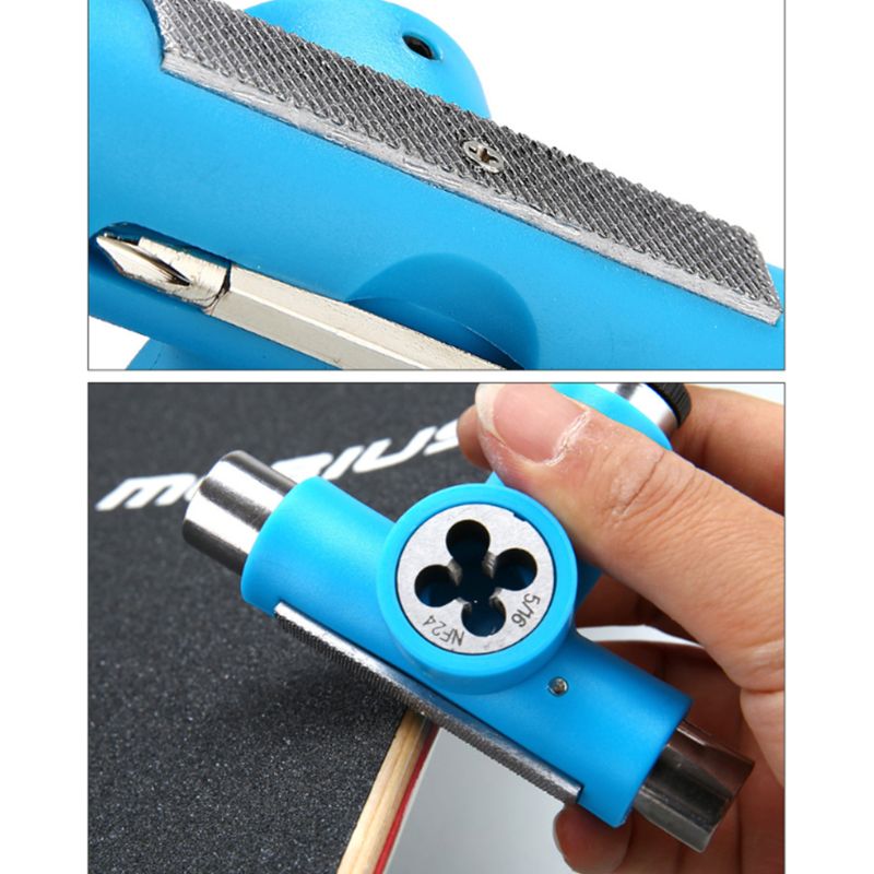 Skateboard Tool Roller Skate Scooter Adjusting T-Wrench Long board Fish Board Repair Tools L-type Head Spanner Screwdriver