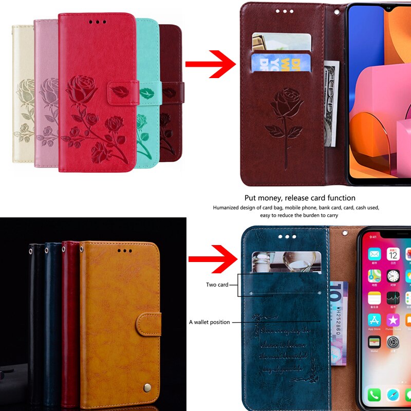 For Letv Leeco Le Cool 1 Case Wallet Rose Flip Leather Case For Coolpad Cool1 LeRee Le 3 Le3 C106 C103 Fundas Back Cover Coque