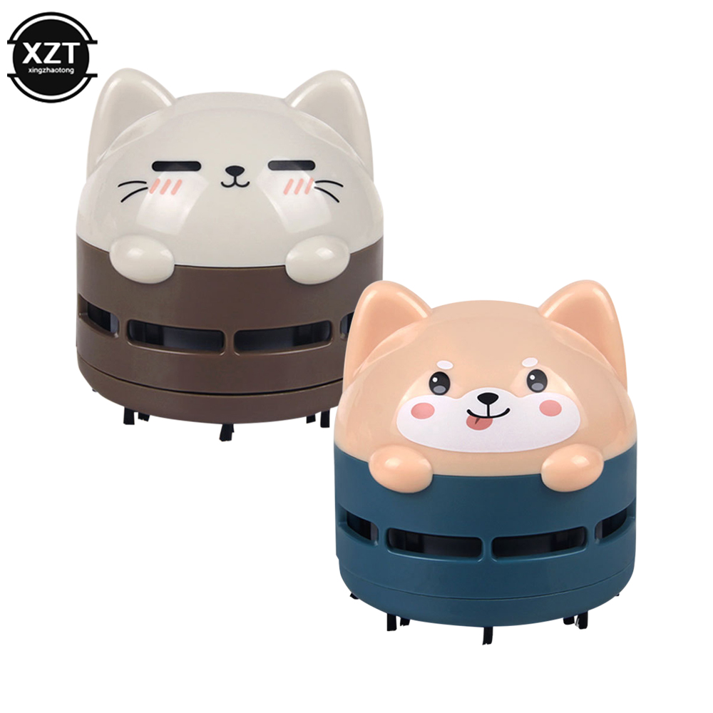 Mini aspirateur sans fil Rechargeable à motif d'animal de dessin animé, pour clavier de voiture, aspirateur de bureau Usb portatif
