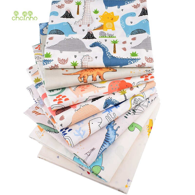 Dinosaurussen 'S World Series, Gedrukt Twill Katoen Stof, patchwork Kleding Voor Diy Naaien Quilten Baby & Kind Materiaal, 40x50cm