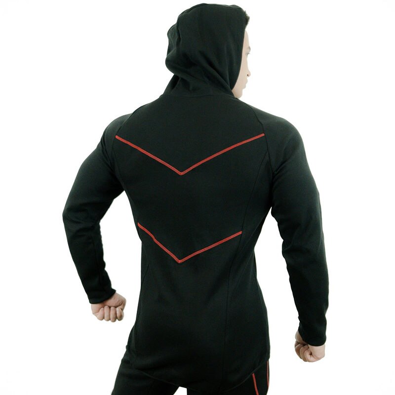 Männer Laufen Sport Anzug Sweatshirt/Jogginghose Fitnessstudio Fitness Ausbildung Hoodies und Hosen 2 teile/sätze Männlichen Joggen Sport Trainingsanzug