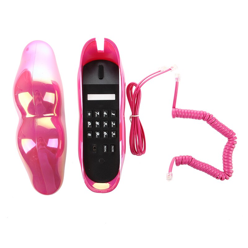 Levendige marilyn monroe amarant glanzende sexy lippen kus vaste telefoon telefoon