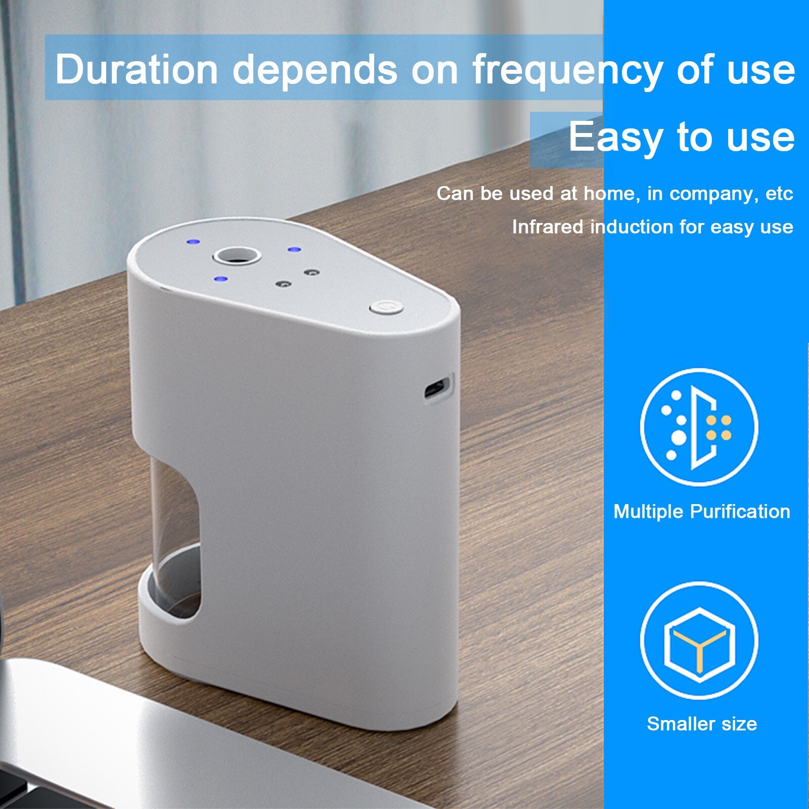 Household Portable Sanitizer Sprayer Machine Nano Mist Sprayer Disinfection Multipurpose Automatic Moisturizing Steamer#g30