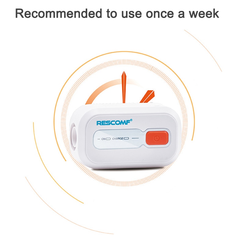 Ventilator auto cpap bpap cleaner desinfektor 2200 mah søvnapné anti snorking nin 668