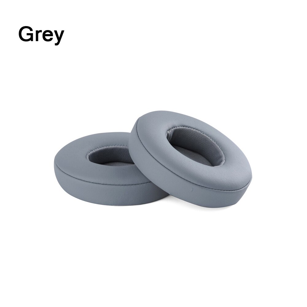 Funda ultrasuave para Beats Solo 2, repuesto de almohadillas para auriculares inalámbricos, funda de repuesto para Beats Solo 3: grey