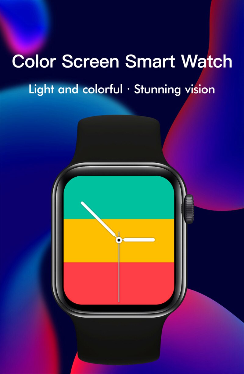 Slimy Smartwatch - 1.75 Inch Full Screen - Bluetooth Call - Heart Rate Tracker - for Android & iOS
