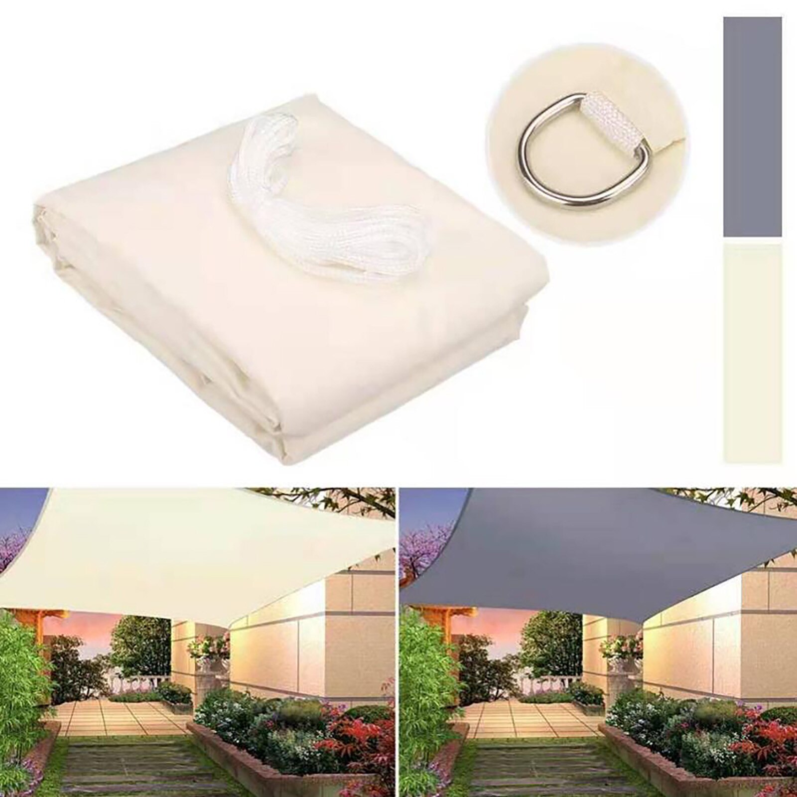 Tuin Accessoires 2X2.5 Binnenplaats Tuin Zwembad Oxford Doek Guard Outdoor Luifel Schaduw Sai Zwembad Luifel