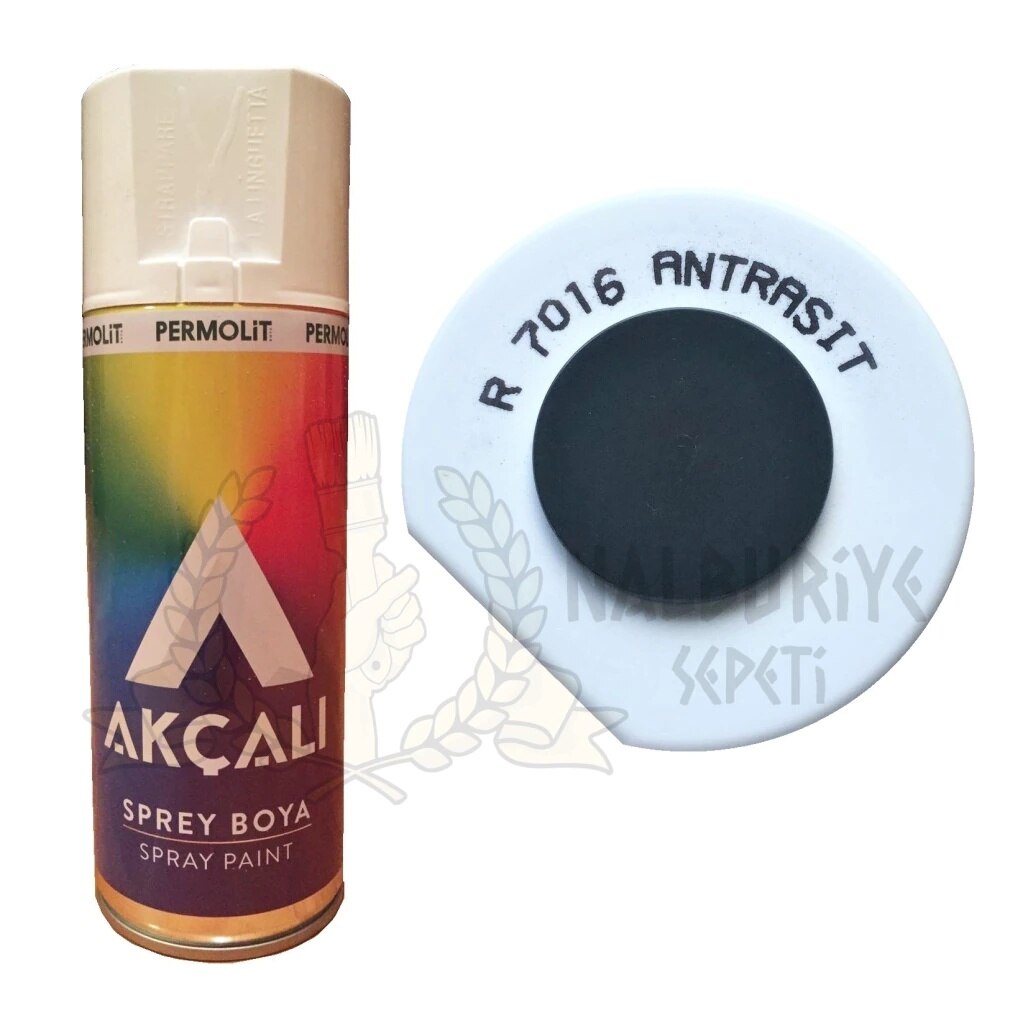 Akçalı ANTHRACITE GRAY Spray Paint 400ml RAL7016