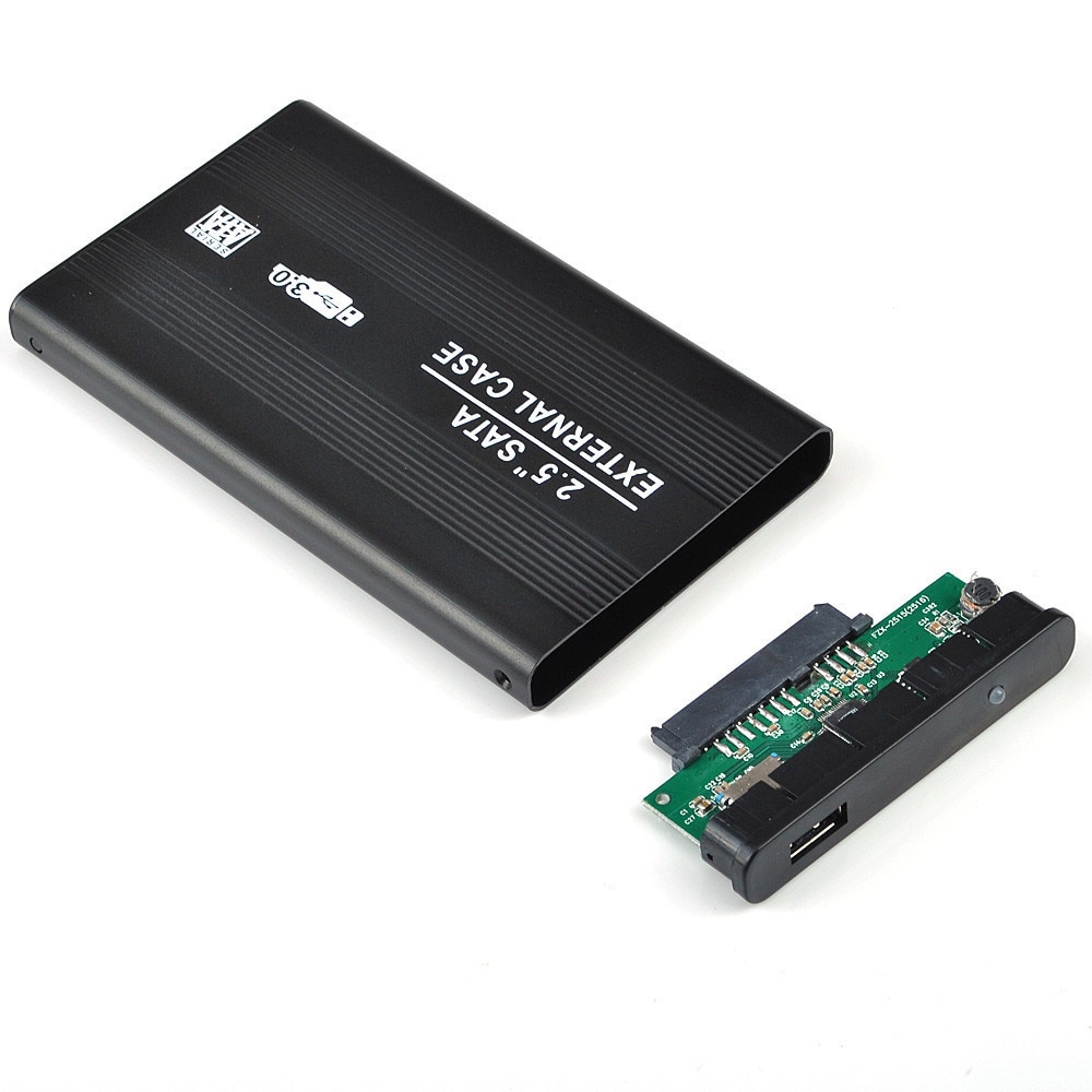 Caixa de disco rígido externo do caddy usb2.0 de sata3 de 2.5 polegadas