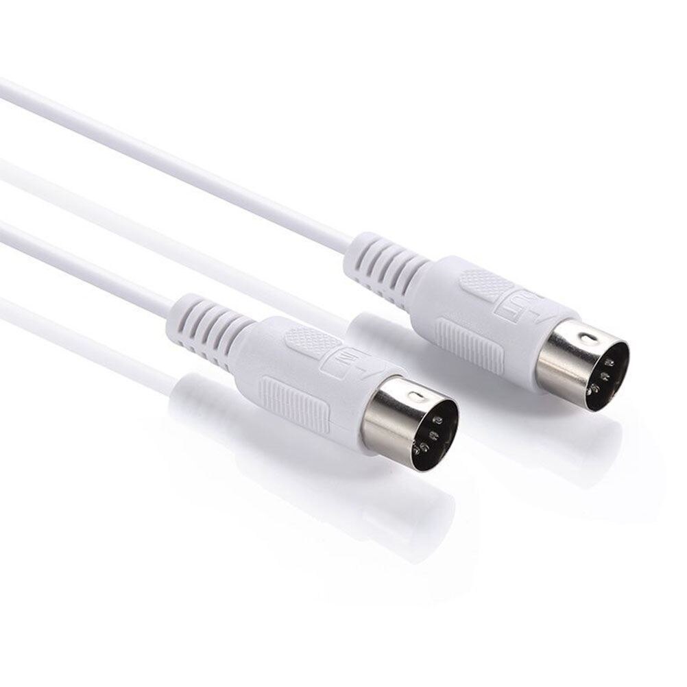 Cable de extensión de edición de música MIDI línea de teclado electrónico Cable de conexión de cinco pines Cable de órgano electrónico