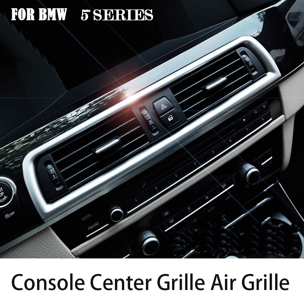 4 stilar 1 st främre mittluftsutlopp ventilationspanel grillskydd för bmw 5- serie gt  f07 interiörlister panelgrill /