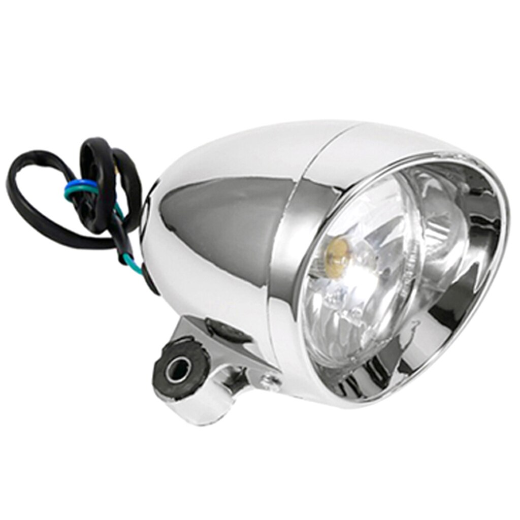 Universal- LED Scheinwerfer Nebel Stelle Licht Lampe 12V Ersatz für Motorrad (Chrom Hülse)