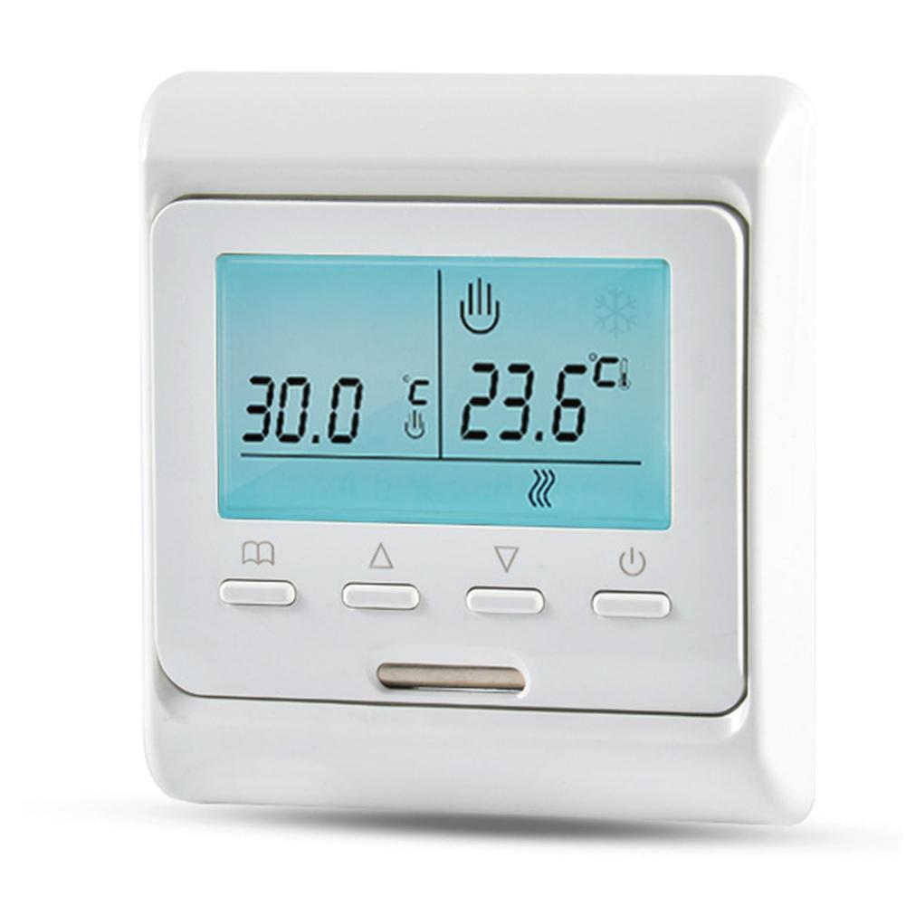 Smart termostat programmerbar elektrisk digital gulvvarme temperaturregulator: Default Title