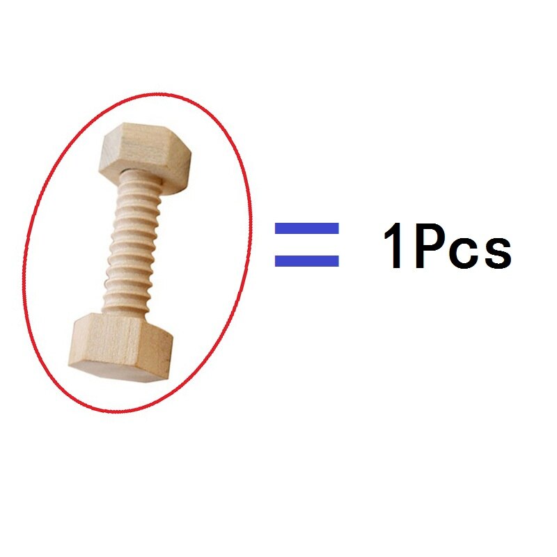 Neue freundlicher Früer Bildung Pädagogisches Schraube murmeln Montage Holz Spielzeug Massivholz Schraube murmeln Hände-Auf Lehrmittel Pädagogisches spielzeug: Ursprünglich Titel