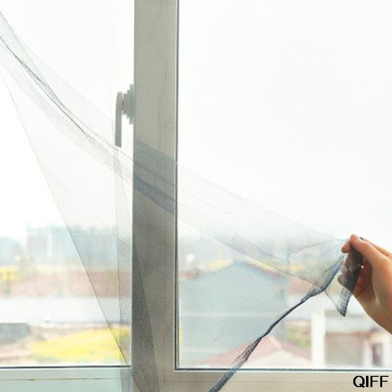 Insect Screen Window Netting Kit Fly Bug Wasp Mosquito Curtain Mesh Net Cover August 5