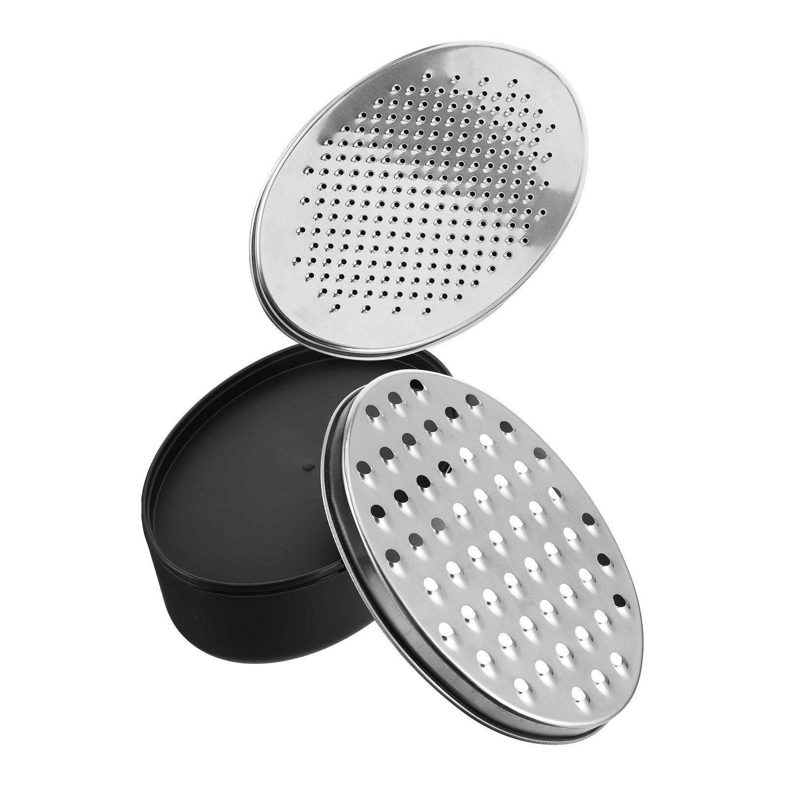1 set Multifunction Practical Grater Chopper Cutter Slicer Vegetable Slicer Kitchen Shredder Versatile Cheese Grater: Black 2