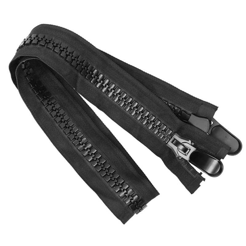 Tienda de campaña con cremallera grande de plástico para acampada, tienda de campaña para senderismo, con tirador de extremo abierto, con cremalleras para accesorios de costura DIY: 92cm