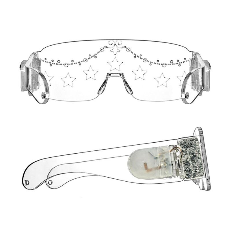 LED Glasses Light Up Shades Flashing Rave Wedding Party Eyewear Luminous Glowing Night Shows Decors Activities Christmas