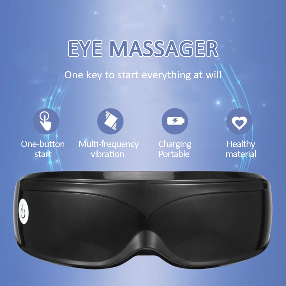 Elektrische Trillingen Oog Massager Smart Touch Oogzorg Apparaat Rimpel Vermoeidheid Verlichten Trillen Massage Warm Kompres Therapie Bril