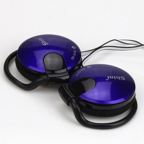 Oryginalne słuchawki Stereo Q140 słuchawki douszne 3.5mm z mikrofonem gamingowy zestaw słuchawkowy do MP3 PC Laptop telefon komórkowy: Niebieski