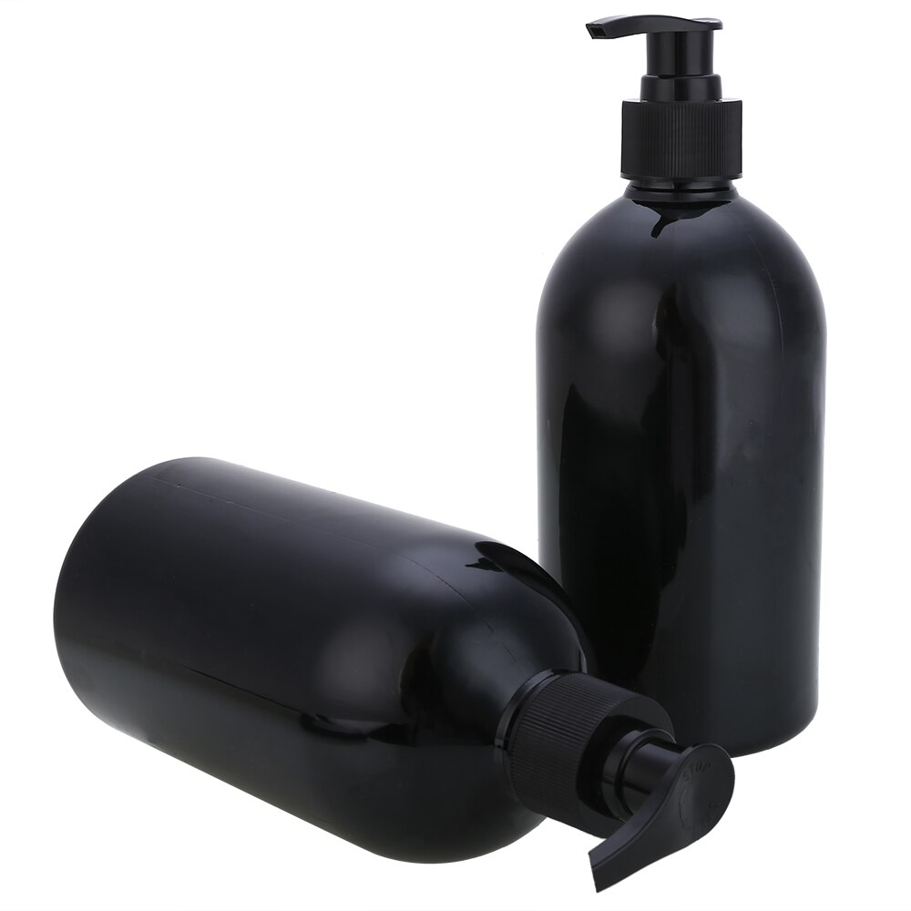 2 st 500ml lotionflaska pump tomma flaskor schampobehållare tvålmousser flytande dispenser skumflaskor skum påfyllningsbar