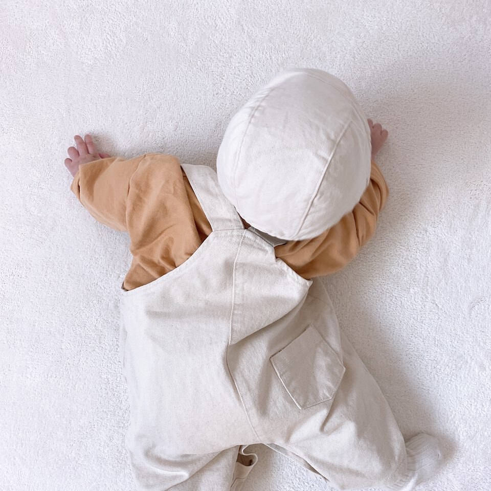 Baby Boy Overalls Solid Color Autumn Cotton Girls Jumpsuit Casual Loose Overalls Infant Kids Jumpsuit Pants