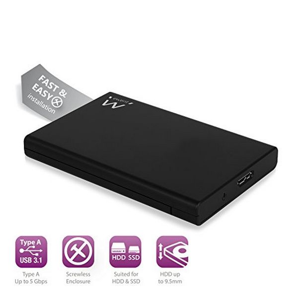 Externe Kasten Ewent EW7044 2.5 "HD/SSD USB 3,0