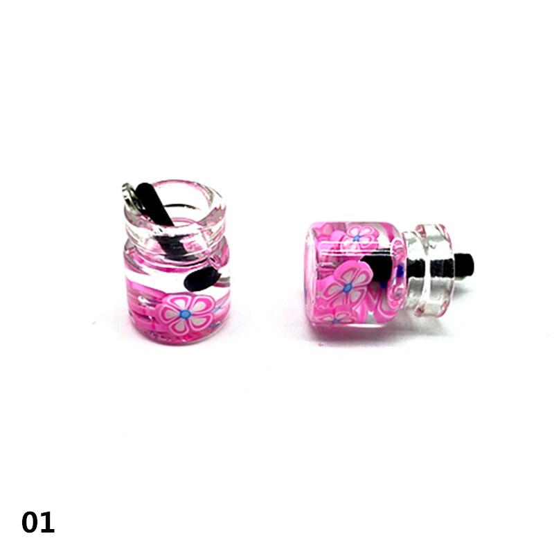 4pcs Bottle Shape Beads Accessories for Jewelry Making Bracelet Pendant Necklace Earrings DIY: 01