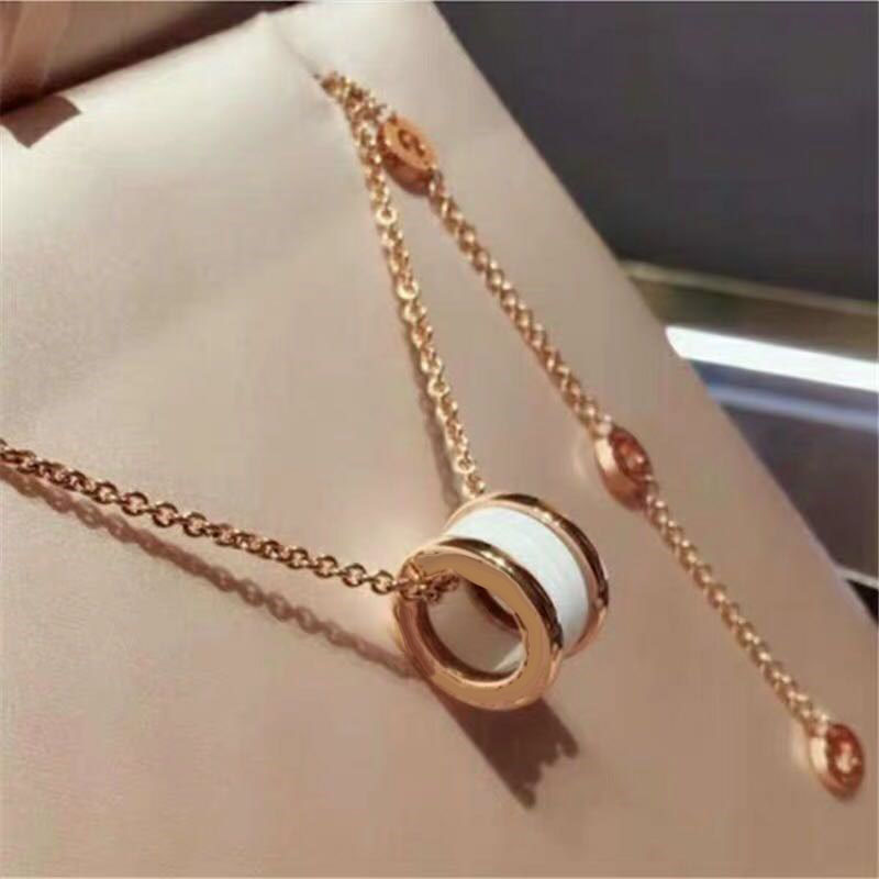 Original Brand Necklace Thin Waist Ceramic Necklace Female Spring Necklace Luxury Jewelry Christmas