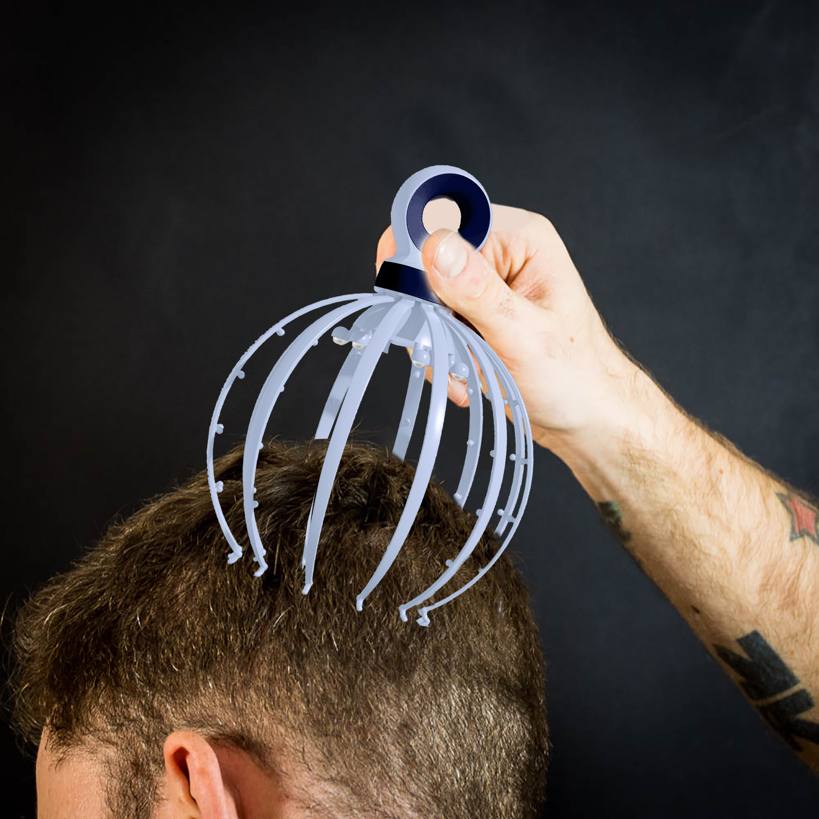 Head Neck Scalp Massage Massage Octopus Neck Massage Equipment Stress Relax For Headache Relief Scalp Stress Relax