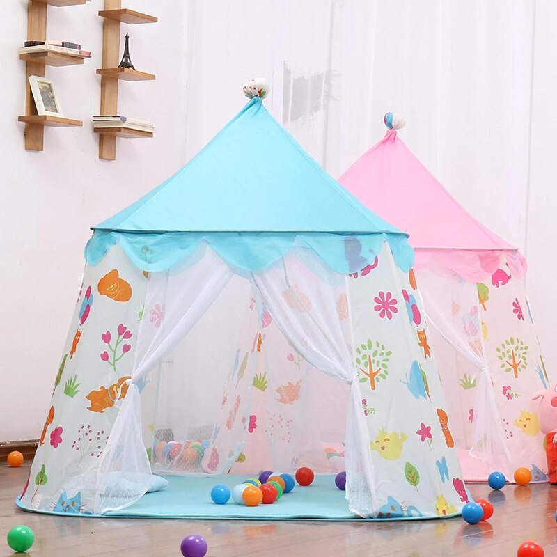 Kinderen Tent Kids Indoor Bed Speelhuis Kind Draagbare Kleine Huis Teepee Baby Meisjes Camping Tent Speelgoed Voor Jongens