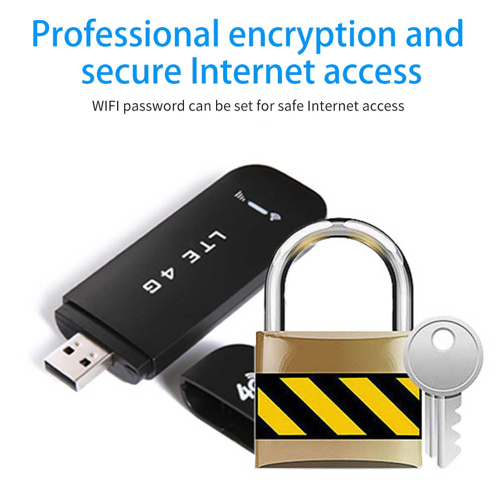 Home Office Wireless USB Modem Mobile SIM Card 4G LTE Stable Dongle High Speed Plug And Play Network Adapter Wifi Router