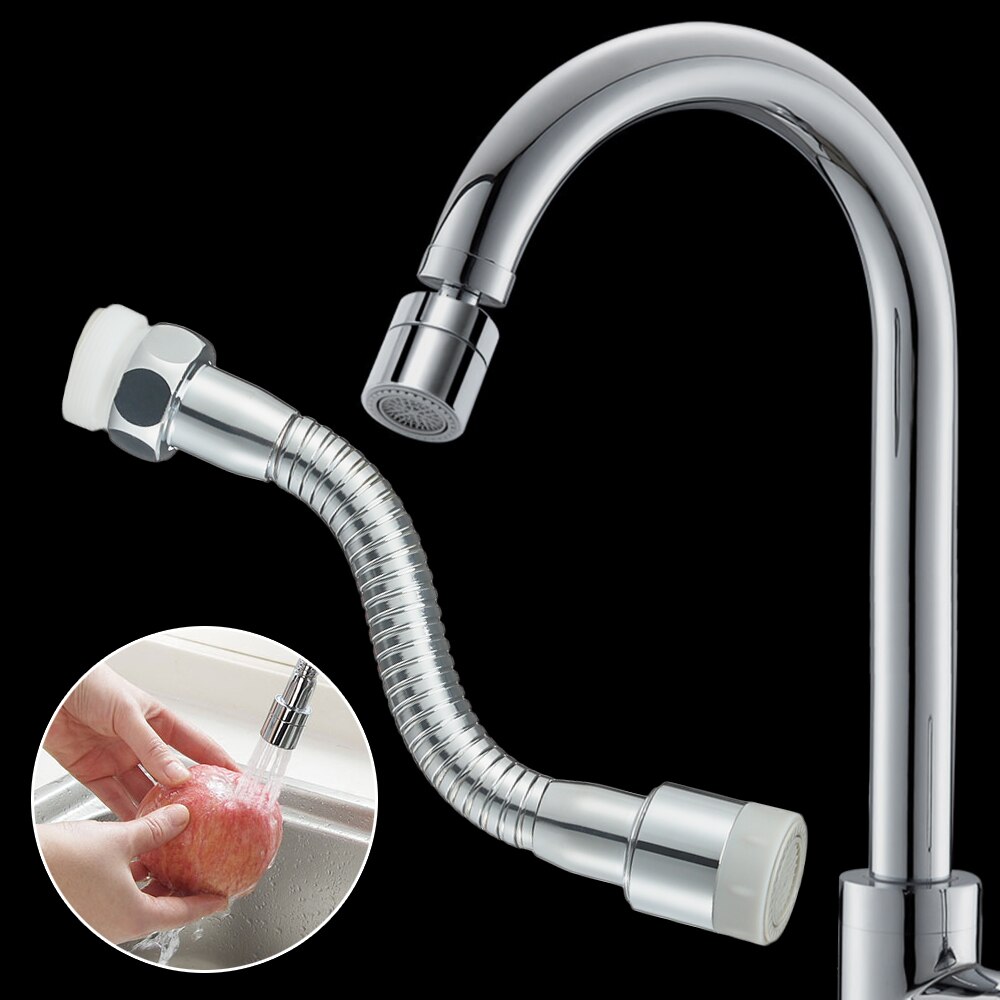 360 ° Rotatie Keuken Uitbreiding Kraan Filter Koperen Mondstuk Tap Connector Adapter Water Saving Swivel Badkamer Accessoires