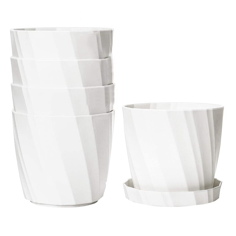 25/23/20cm plantenpotten binnen, 3 stuks moderne decoratieve plastic