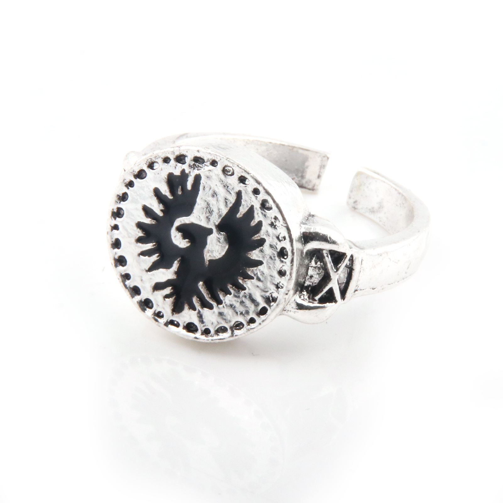 Dark Souls Adjustable Rings for Men Vintage Havel's Demon's Scar Chloranthy Serpent Leo Darkmoon Ring Jewelry: Yellow