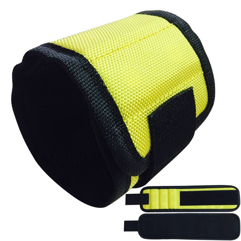 1pc magnetische polsbandjes, handwikkels, gereedschapstas, verstelbare elektriciens pols, schroeven, spijkers, boorhouder, riem, armband voor thuisreparaties: 03