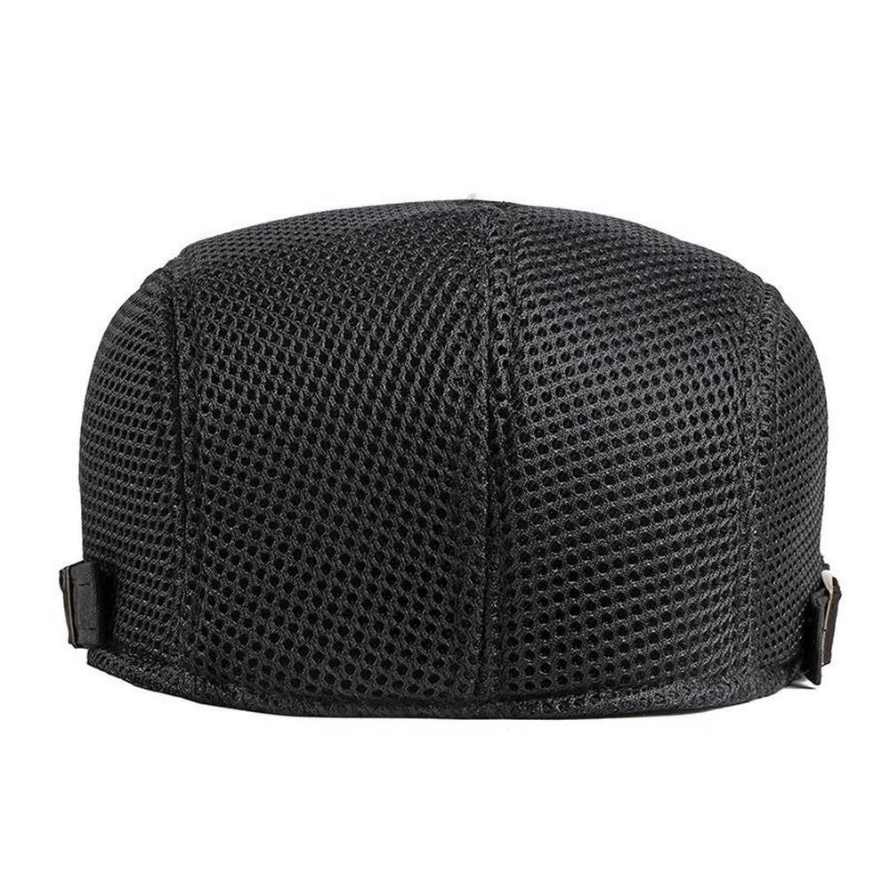 Casquette Boina en maille pour hommes, Style décontracté, couleur unie, 56-61cm, béret à bord incurvé, printemps et été, BT0071