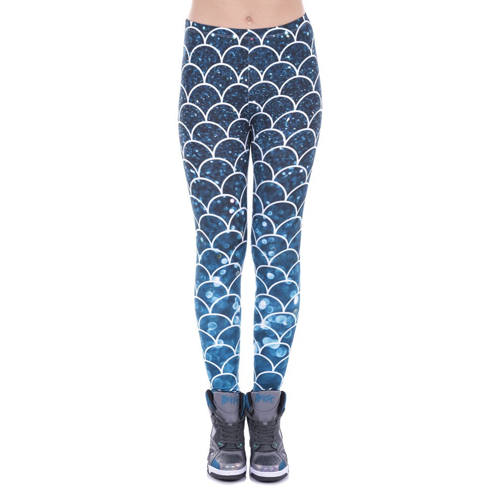 Trendy Digital Print Elastische Workout Leggings Push Up Vrouwen Casual Skinny Sporting Fitness Leggings Broek Broek: 43470
