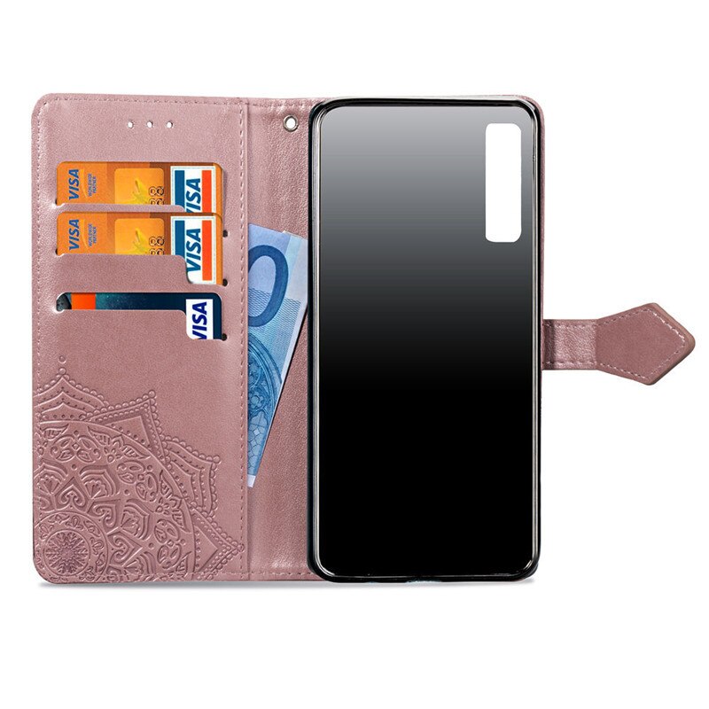 Étui en cuir de luxe pour Samsung Galaxy A7 portefeuille porte-carte étui de téléphone pour Samsung Galaxy A 7 A750 A750F 6.0 'couverture