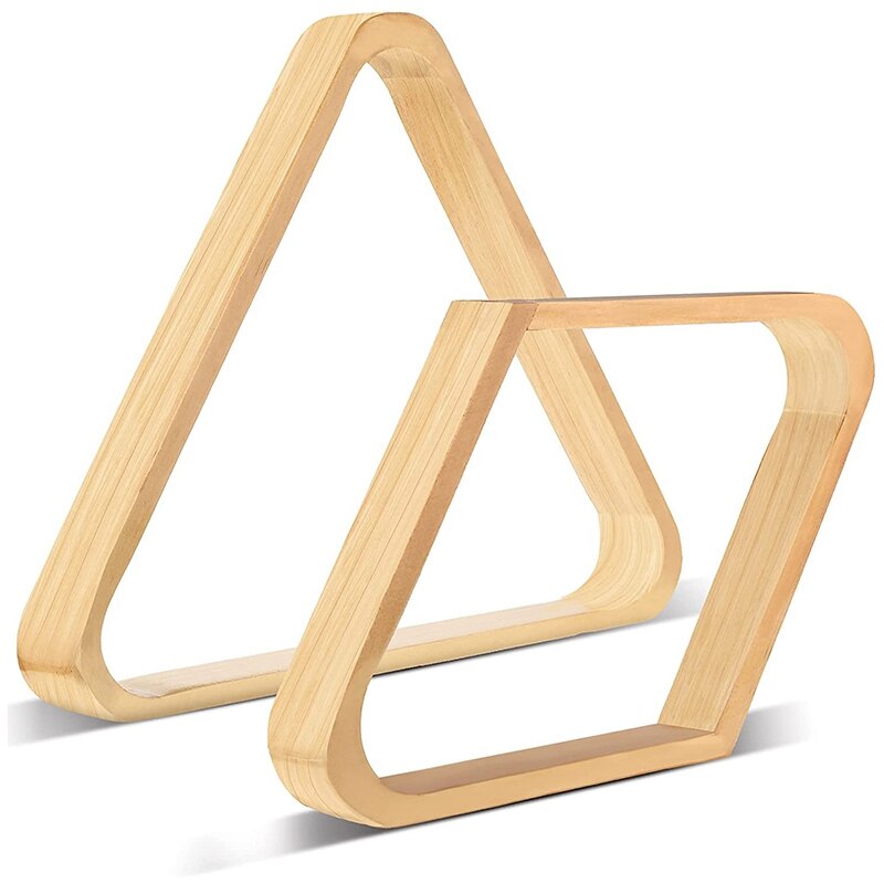 Support De Billard Professionnel En Bois – Triangle Solide, Coins Renforcés – Pour Snooker Et Billard – Taille Réglementaire