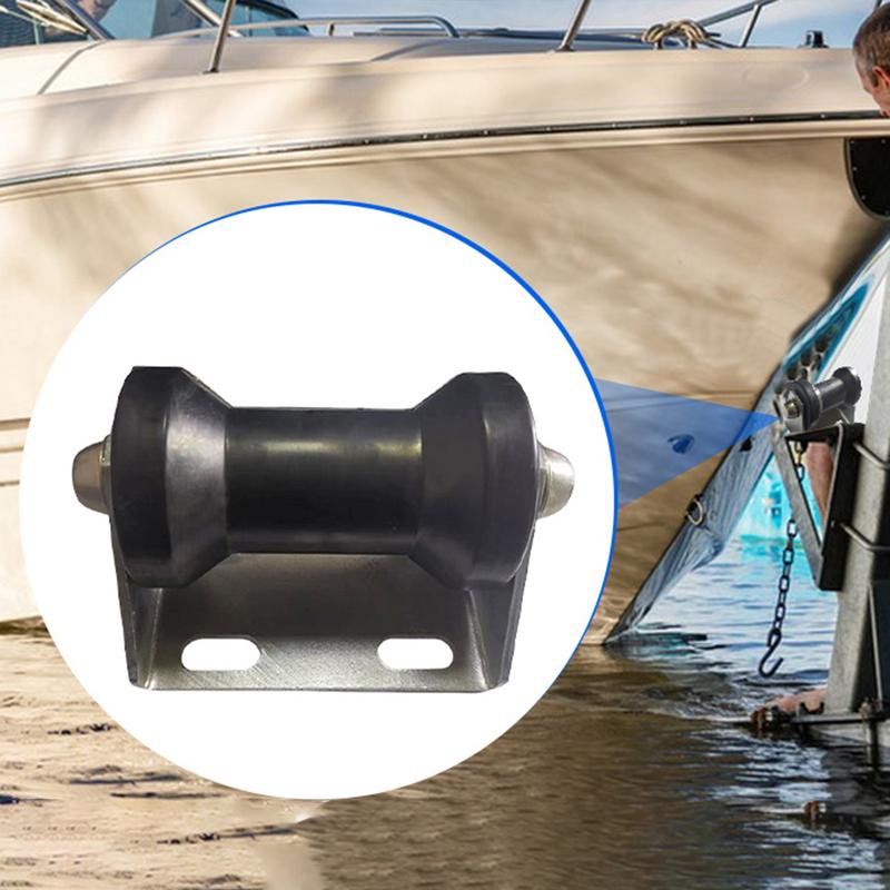 Galvanized Steel Boat Trailer Rollers Keel Roller Assembly Kit Stationary Keel Roller Assembly Trailer Boat Accessories