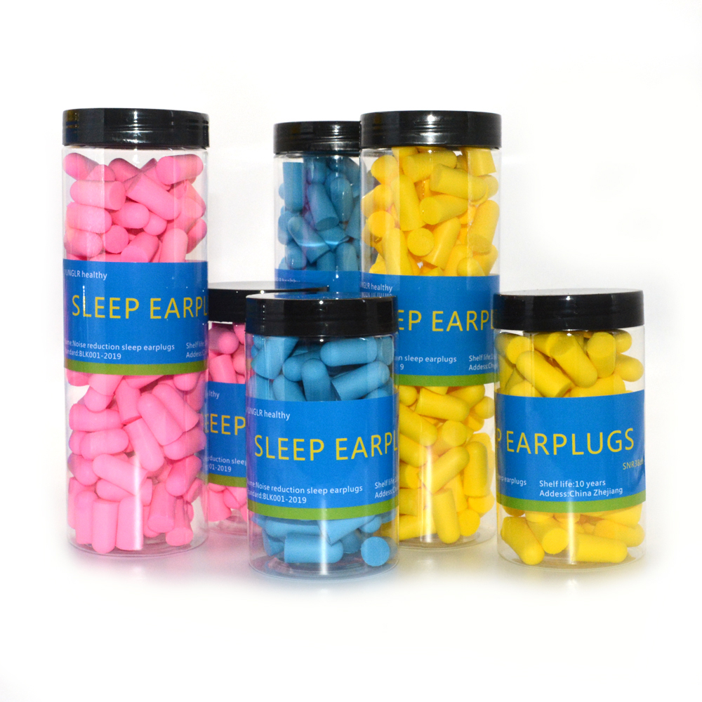 Earplugs Noise Reduction Sleep Foam Plug Canceling Music Anti Reusable For Snoring Earplug Sound Insulation Sleeping Ear Plugs