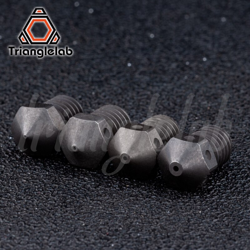 Kolmikulmainen karkaistu teräs t -v6 suutinta korkea lämpötila 3d tulostin pei peek hiilikuitufilamentti  e3d v6 hotend prusa  mk3s