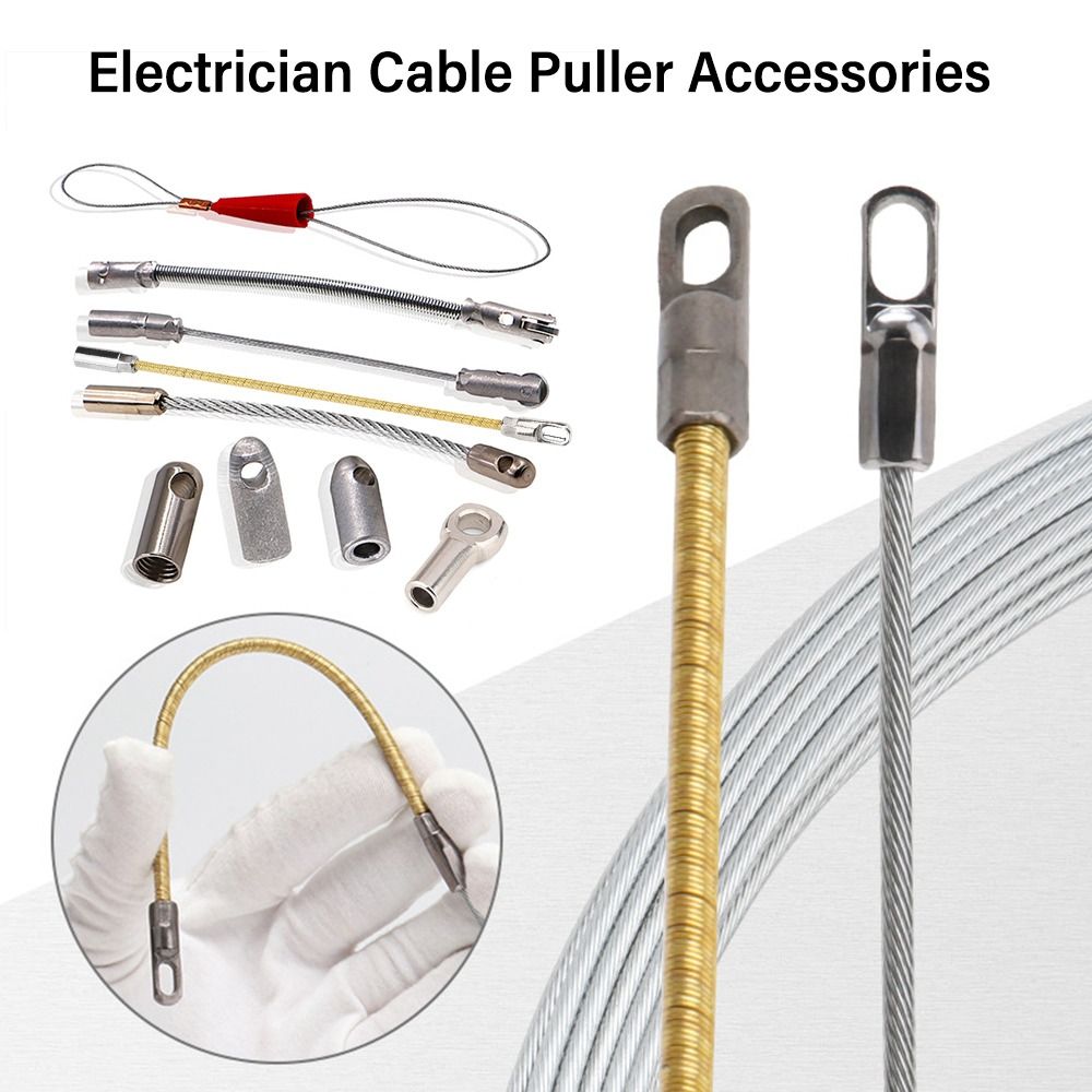 Voor Reparatie Snelle Hulpgereedschappen Automatische Draad Draad Draad Kabel Elastische Threader Fish Tape Leader Connector Kop