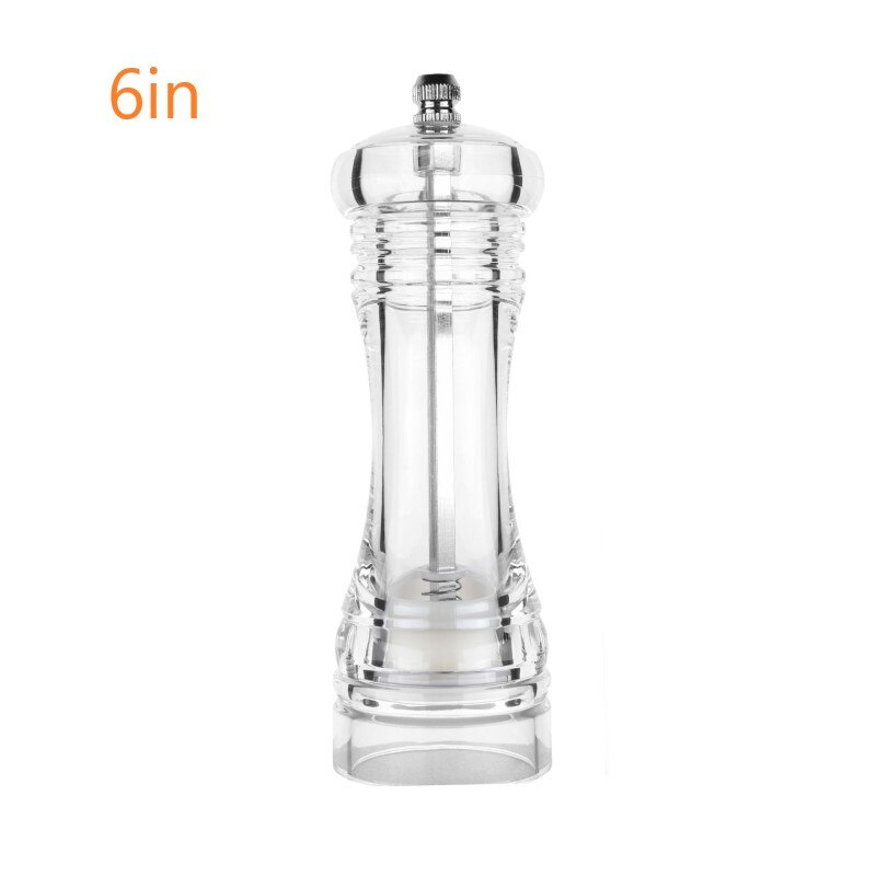 1pc Mill Pepper And Salt Grinder Light Peper Spice Grain Mills Porcelain Grinding Core Mill Multi-purpose Seasoning Bottle: 6 inch